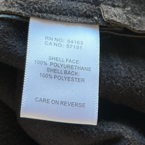 Marc New York black vegan leather super soft shirt jacket, size M - Picture 9 of 10